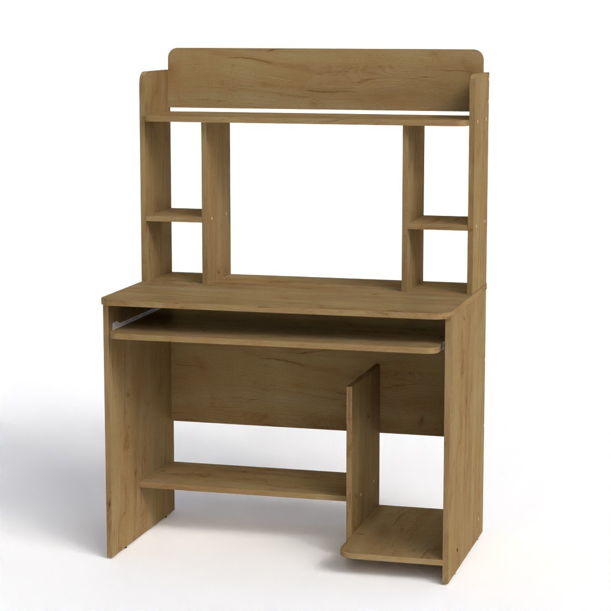 Стіл комп'ютерний Компаніт СКМ 6 100х59,8х144,2 см Дуб крафт золотий (66f00bd1e46f9163b52628a2)