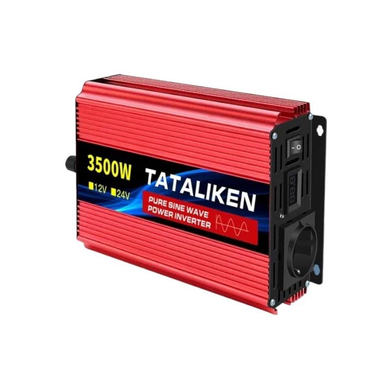 Автомобильный инвертор Tataliken чистый синус 12/220V 3500W (2050595451)