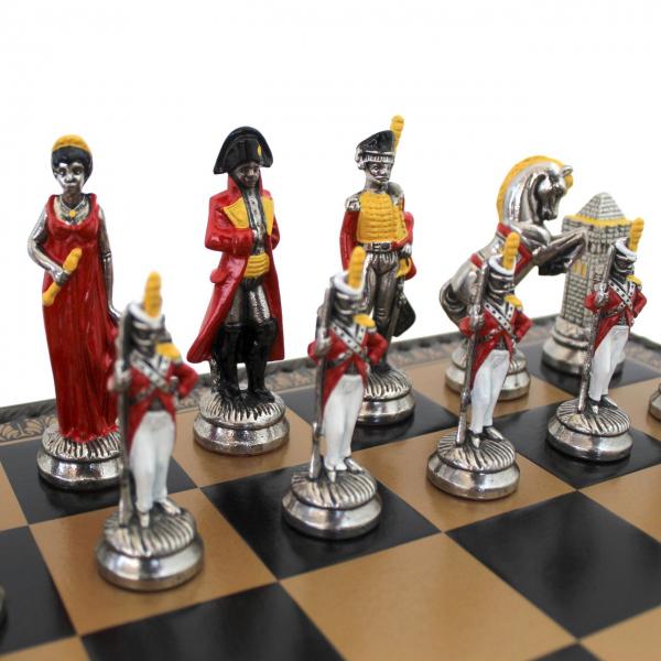 Шахматы элитные Наполеон 19-57 222GN - фото 2 Шахматы элитные Наполеон 19-57 222GN - фото 2