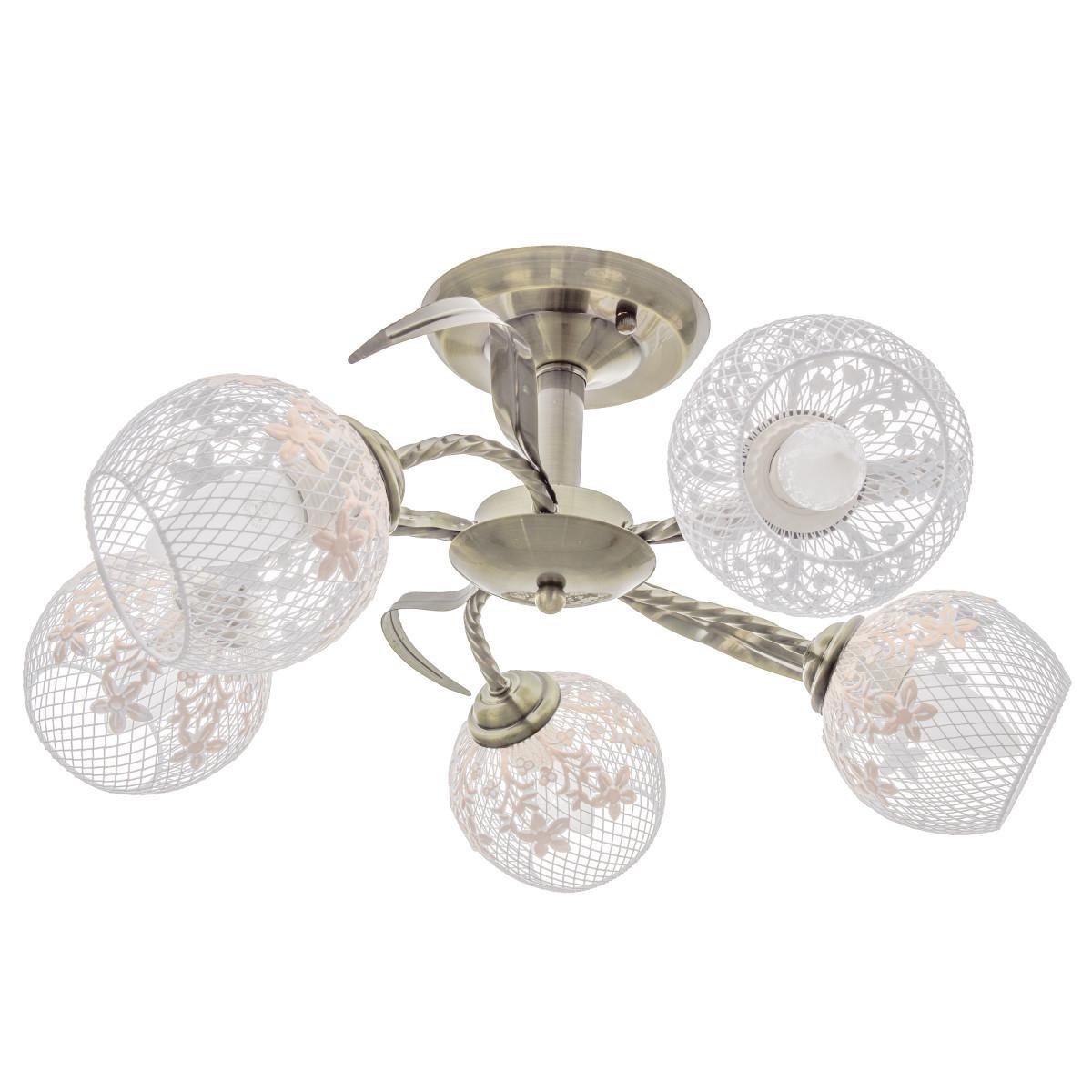 Люстра Brille LK-585S/5 E27 AB (23-189)