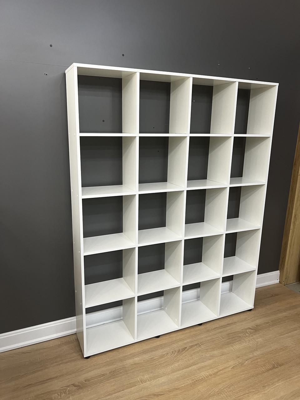 Стелаж В-20 на 20 комірок 1390х1770х252 мм Білий - фото 3 Стелаж В-20 на 20 комірок 1390х1770х252 мм Білий - фото 3