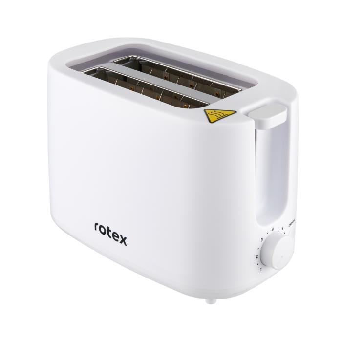 Тостер Rotex RTM116-W 750 Вт 7 уровней поджаривание/подогрев поддон для крошек Белый (ML-07043)