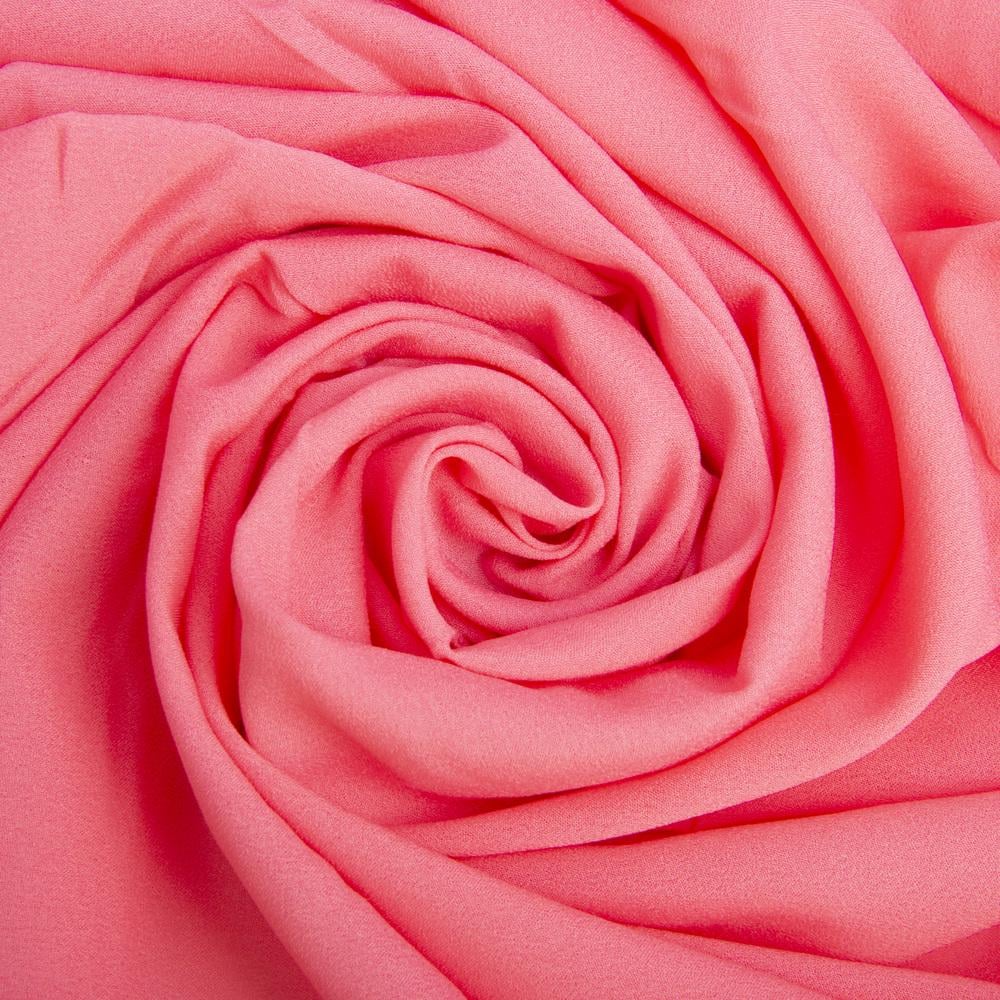 Ткань шифон Мосс креп Светлый коралл (24675)