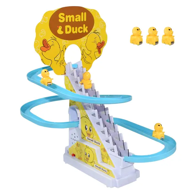 Интерактивная игрушка Small Duck горка-трек с уточками и подъемником (ac293018) - фото 1