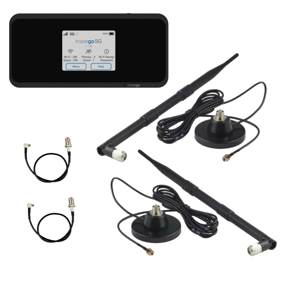 Комплект 4G роутер WIFI автомобильный Novatel Wireless M2000 с авто антеннами по 10 Дб 2 шт.
