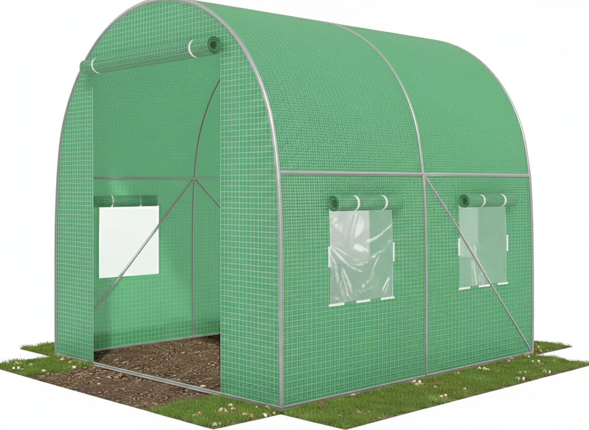 Теплица парник ангарного типа HP-1073 2,5x2x2 м 5 м2