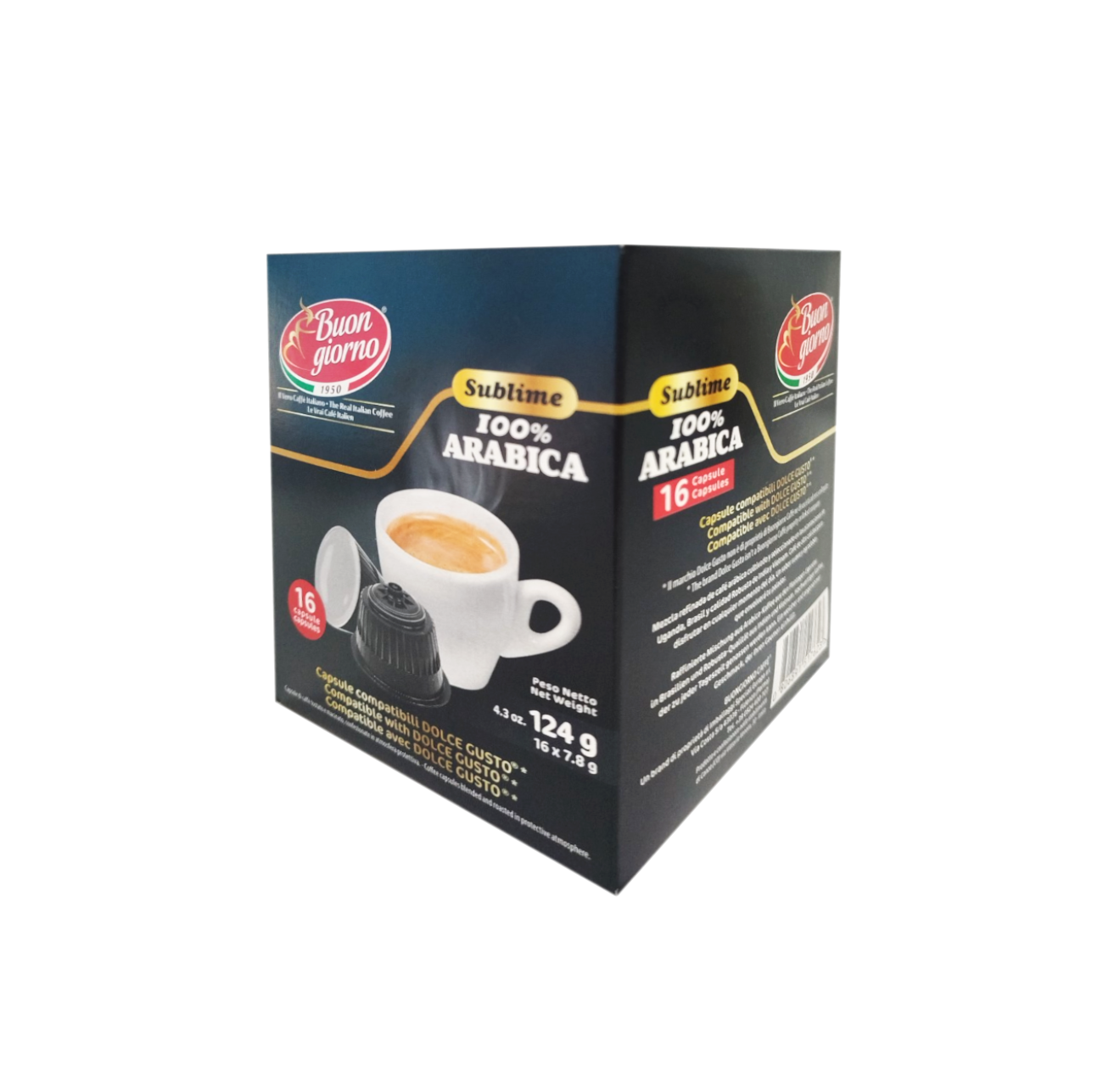 Кофе в капсулах Buongiorno Dolce Gusto 100% Arabica 16 шт. (29708498)