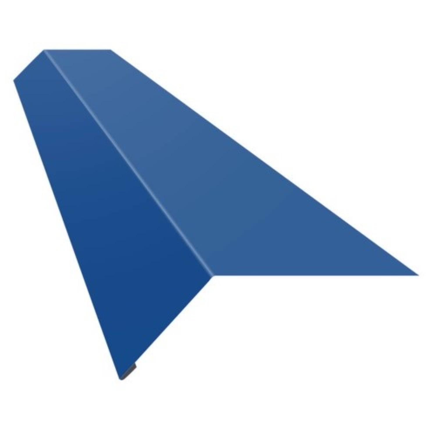 Карнизна планка капельник для бітумної черепиці/металочерепиці та профнастилу Partner Ral 5005 поліестер Синій насичений (376842072)