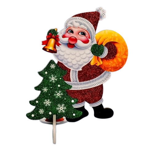 Новорічний декор Stenson Merry Christmas M50123-52 52 см