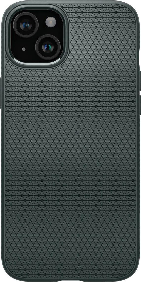 Чехол силиконовый Spigen Liquid Air Armor для iPhone 15 Plus/14 Plus Abyss Green ACS06652