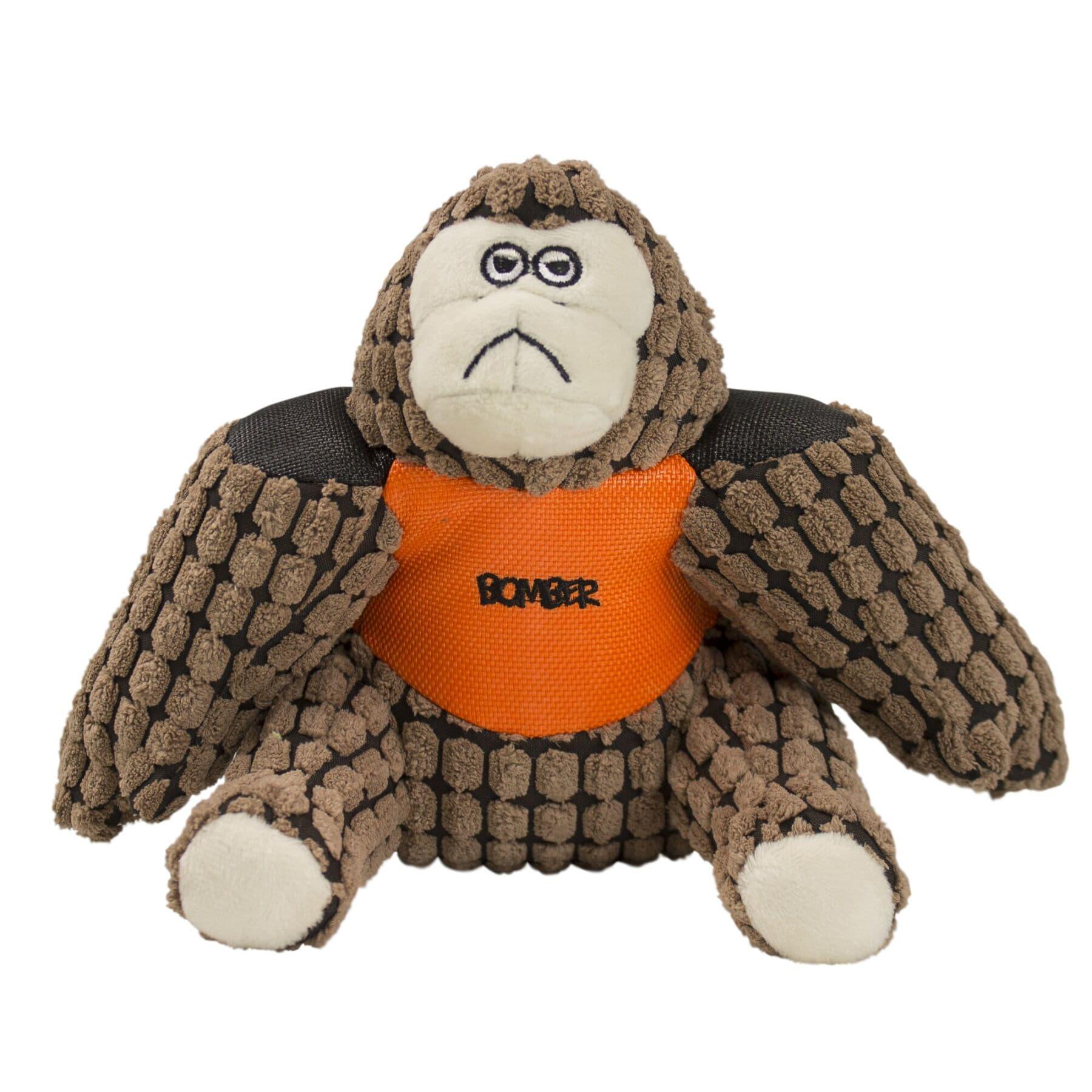 Игрушка для собак Bomber горилла с пищалкой Goliath S (26515)