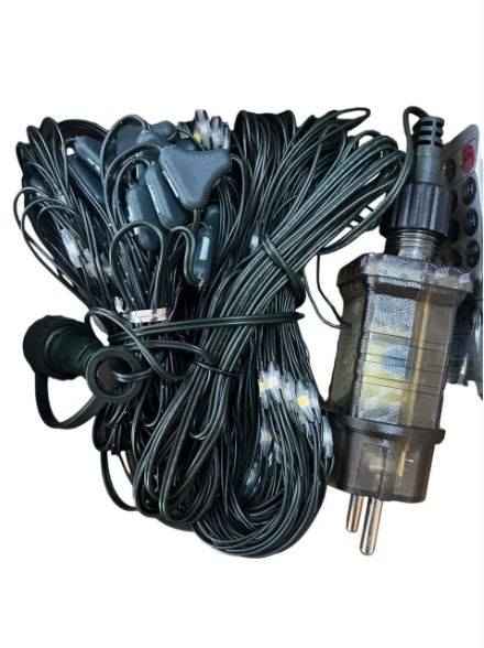 Гірлянда сітка вулична 180LED для садово-паркового дизайну з пультом управління 3х2 м (99435749) - фото 3 Гірлянда сітка вулична 180LED для садово-паркового дизайну з пультом управління 3х2 м (99435749) - фото 3