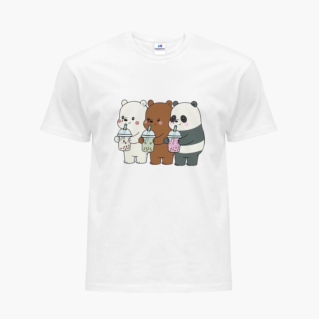 Футболка детская We Bare Bears Белый (9224-2896-9)