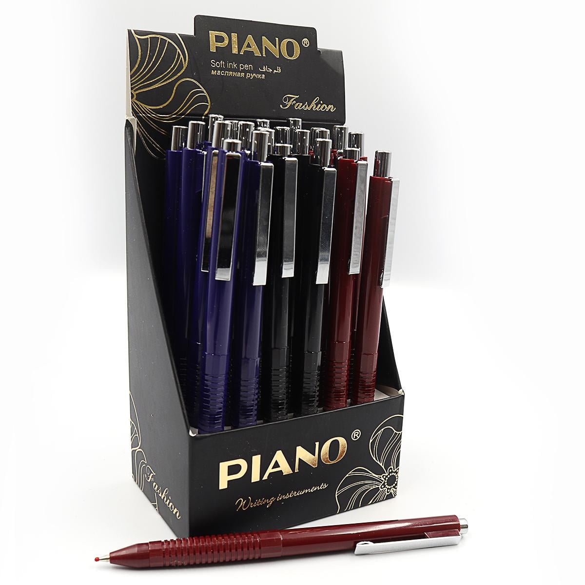 Набір ручок масляних автоматичних Piano 003-ps Синій (MTT-161663)