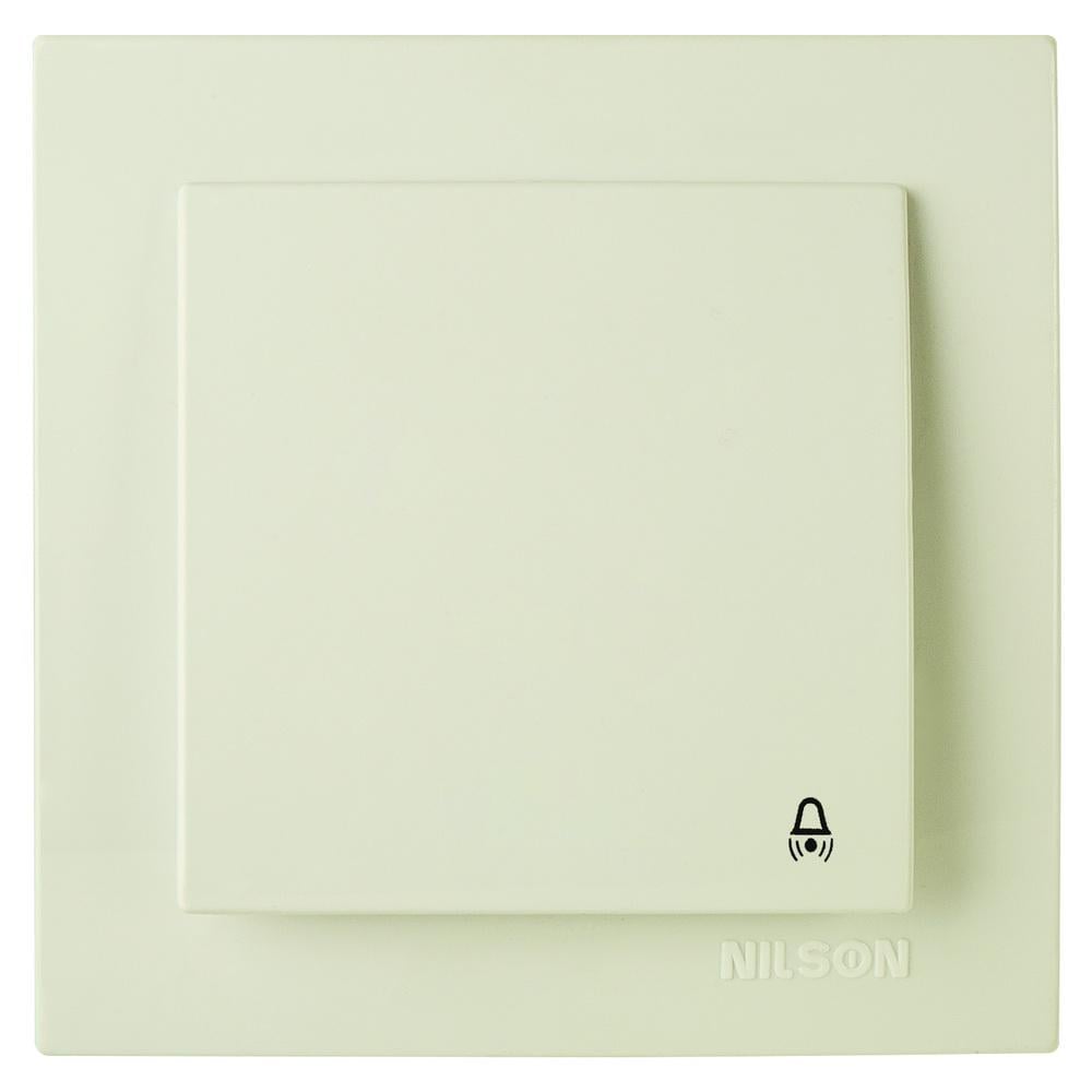 Вимикач Nilson Touran кнопка Кремовий (24121012)