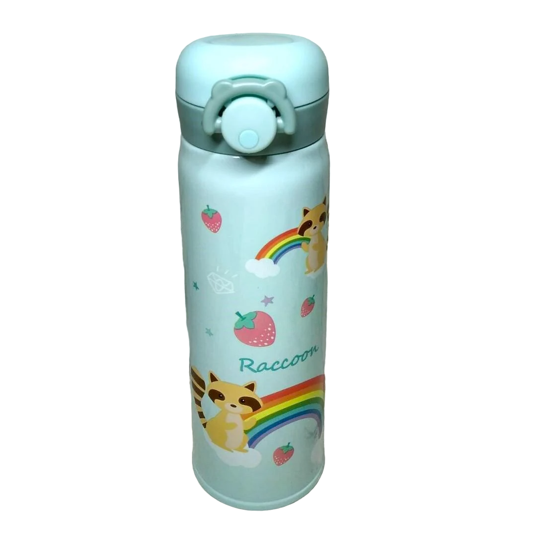 Термос детский с поилкой Енот 500 мл (61-2838) Термос детский с поилкой Енот 500 мл (61-2838)