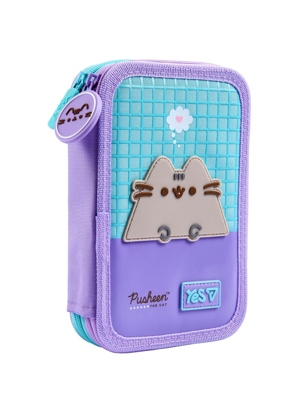 Пенал школьный жесткий YES HP-01 Pusheen Summer двойной (533712) Пенал школьный жесткий YES HP-01 Pusheen Summer двойной (533712)