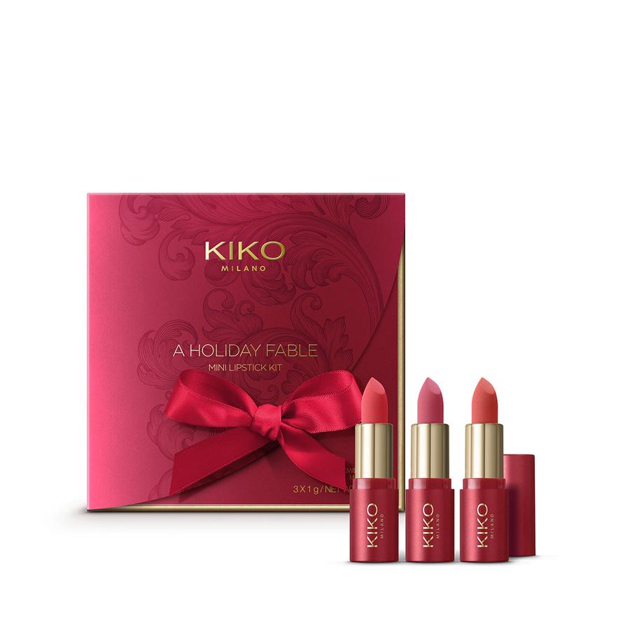 Набор мини-помад A Holiday Fable Mini Lipstick Kit Kiko Milano 3х1 г - фото 2