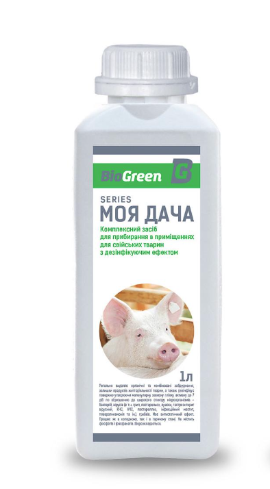 Комплексное средство Bioclean для уборки в помещениях для животных с дезинфицирующим эффектом 1 л (18727656)