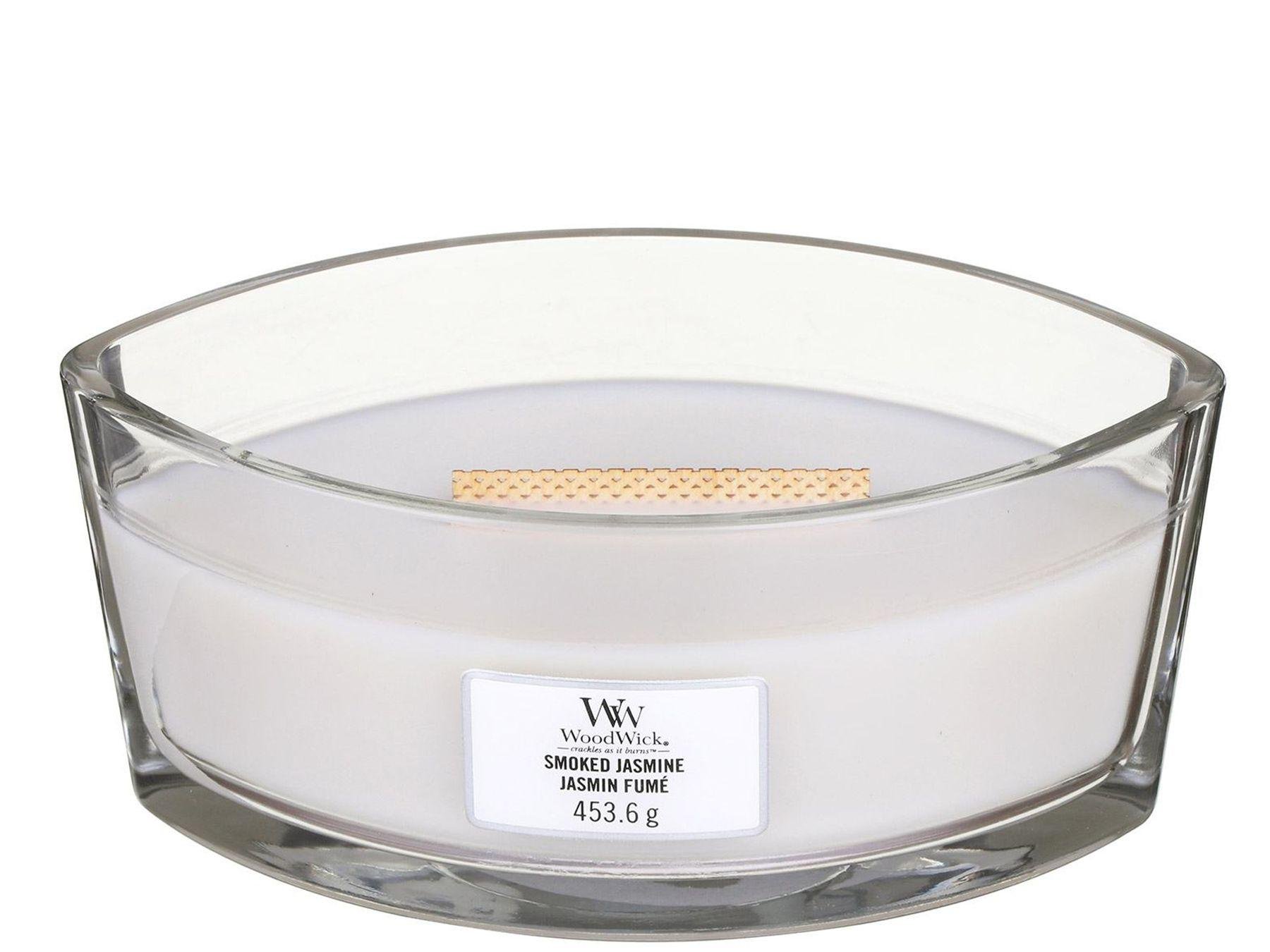 Свічка ароматична Woodwick Ellipse Smoked Jasmine з ароматом жасмину 453 г (1667962085) - фото 1