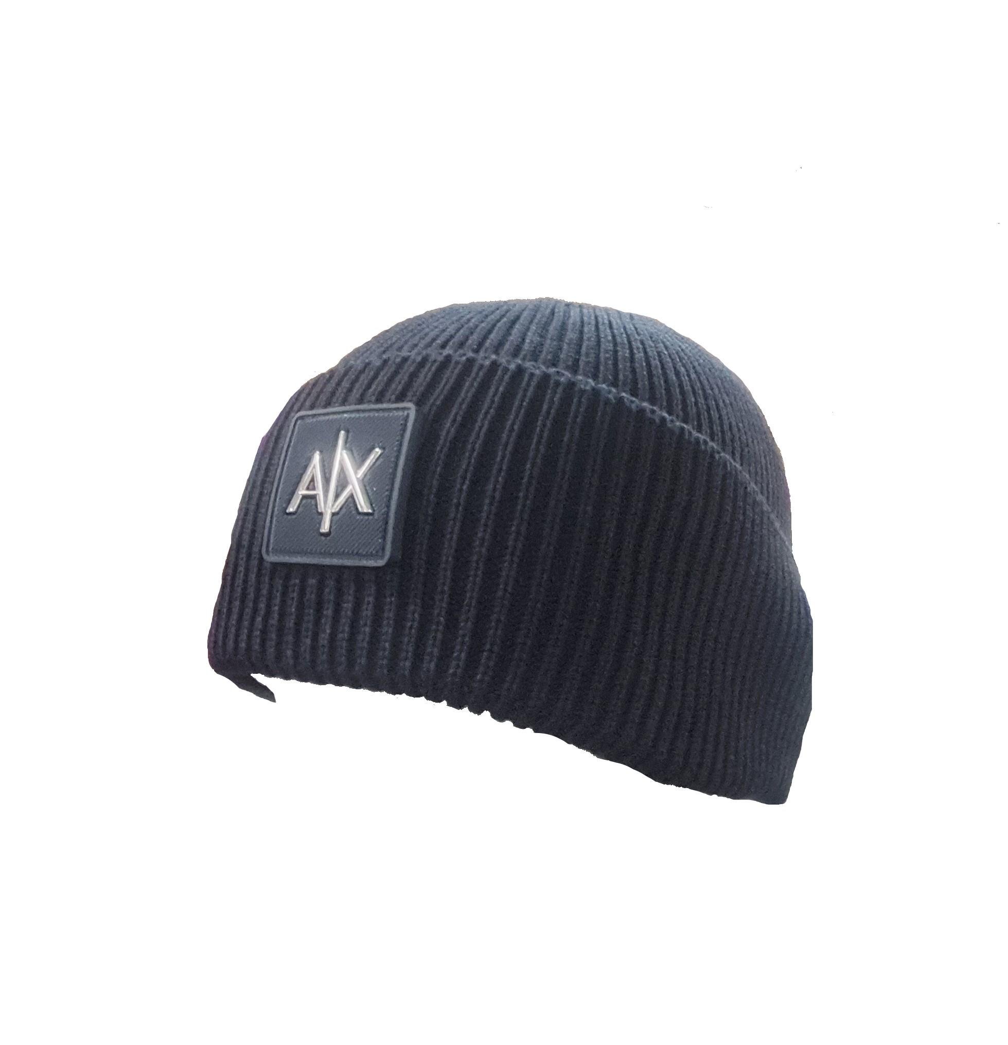 Шапка мужская Armani exchange AX-1734 Navy Blue - фото 2