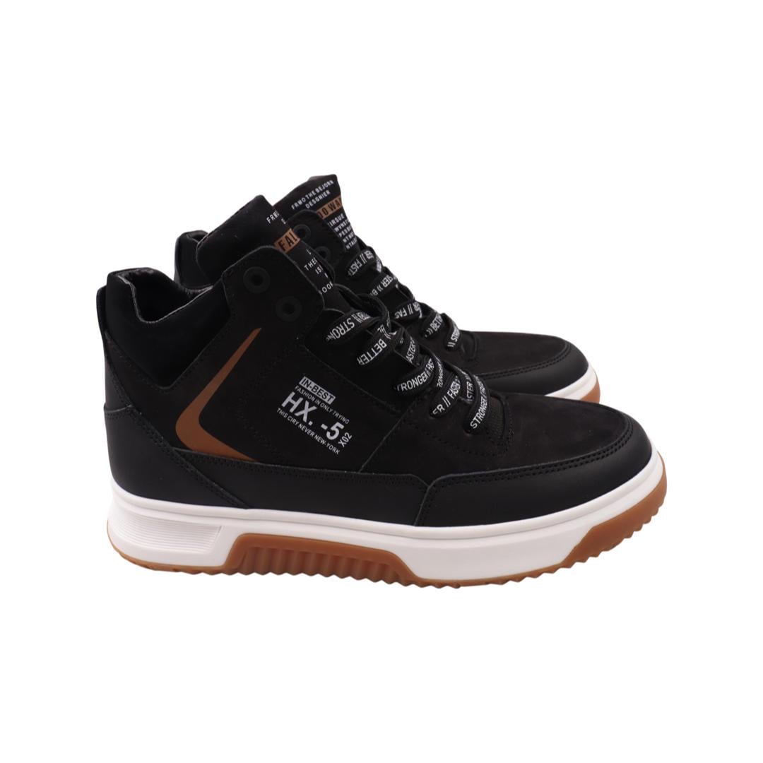 Ботинки мужские Konors из нубука р. 42 Черный (652-23ZHC)