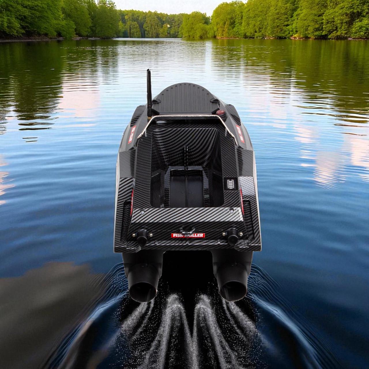 Човник короповий для завозу підгодовування Fish Killer Titan ехолот автопілот з GPS на 180 пікселів до 3 кг до 800 м (2667664518) - фото 7