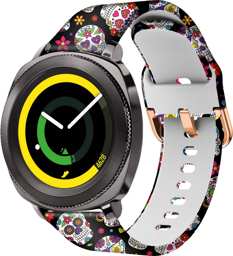 Ремінець Colorful для Samsung Gear Sport Skull (28449) - фото 1