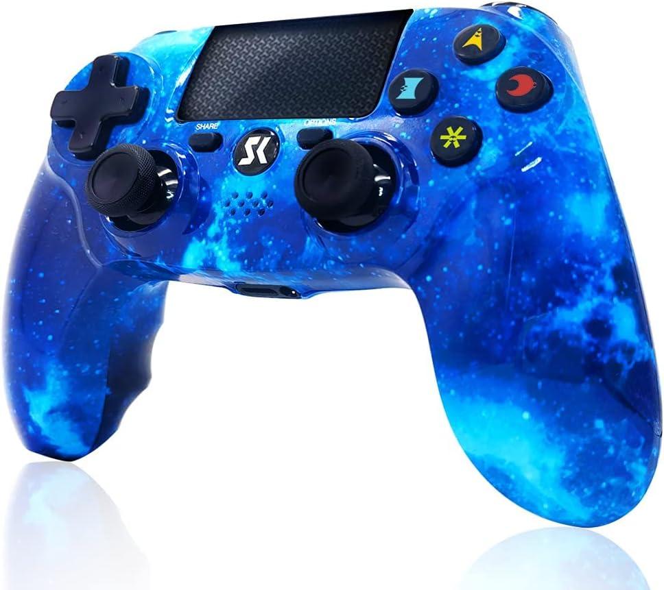 Контроллер геймпад беспроводной для PS4 высокопроизводительный игровой Blue