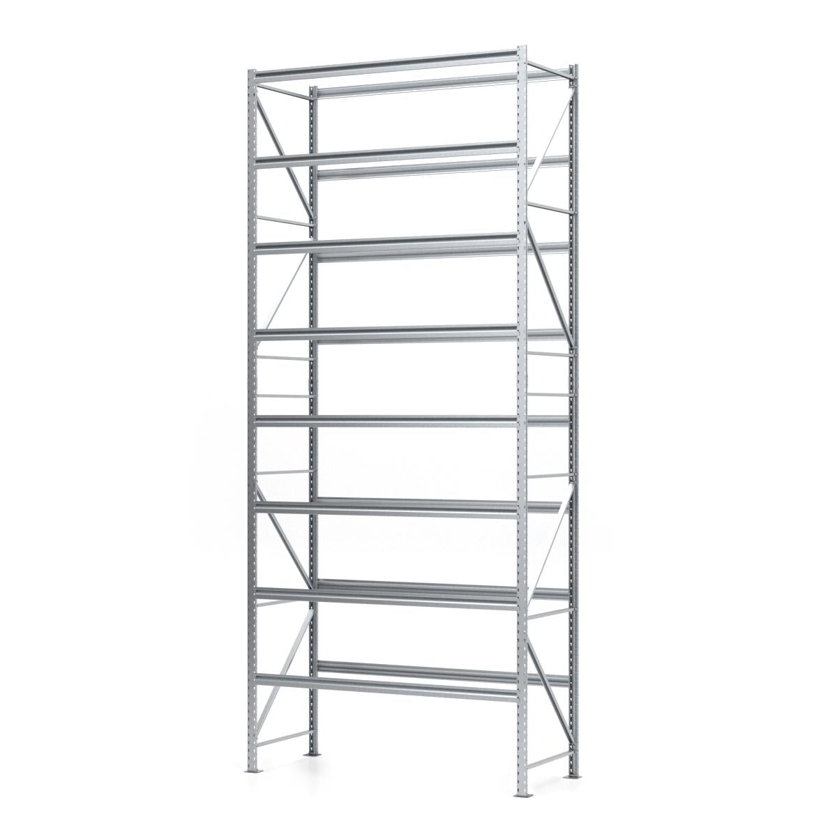 Каркас стеллажа PIN Special металлический оцинкованный 4000x2270x700 мм 8 полок
