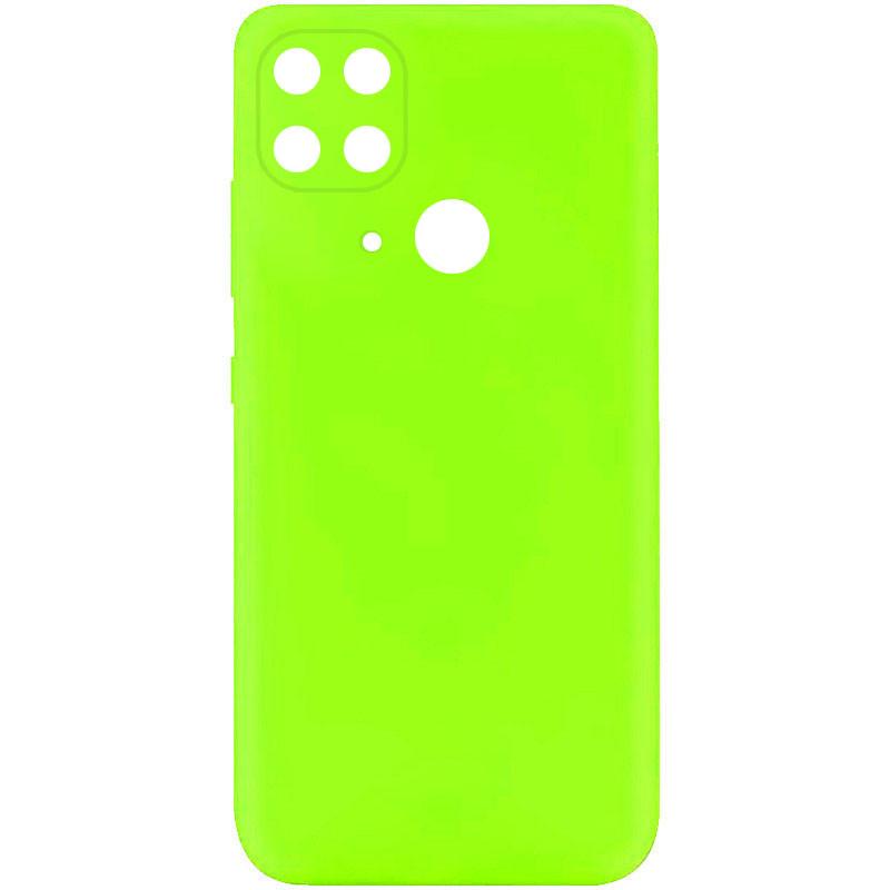 Противоударный Чехол Silicone Cover Lakshmi Full Camera (A) для Xiaomi Redmi 10C Neon Green