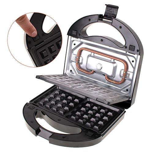 Бутербродница Mesko MS 3045 3в1 1000 Вт Black (cb4e1b9b) - фото 7 Бутербродница Mesko MS 3045 3в1 1000 Вт Black (cb4e1b9b) - фото 7