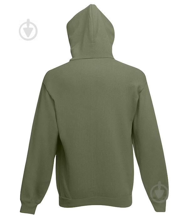 Толстовка Fruit of the Loom Классний hooded sweat jacket S Оливковий (062062059S) - фото 2