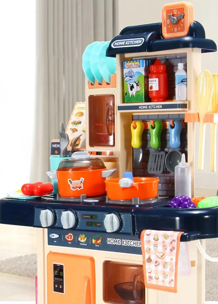 Кухня дитяча Spoko SP-35 світло/звук/іде пара/тече вода з аксесуарами 42 пр. Блакитний (4845) - фото 5 Кухня дитяча Spoko SP-35 світло/звук/іде пара/тече вода з аксесуарами 42 пр. Блакитний (4845) - фото 5