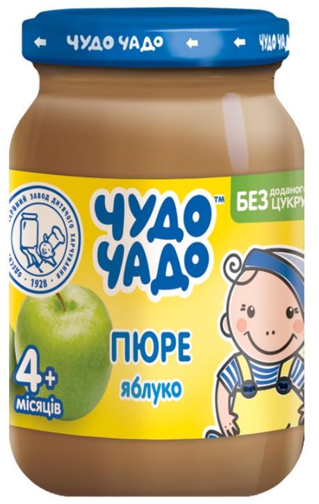 Дитяче пюре Чудо-Чадо Без цукру яблуко 170 г 6 шт. (2482530310)