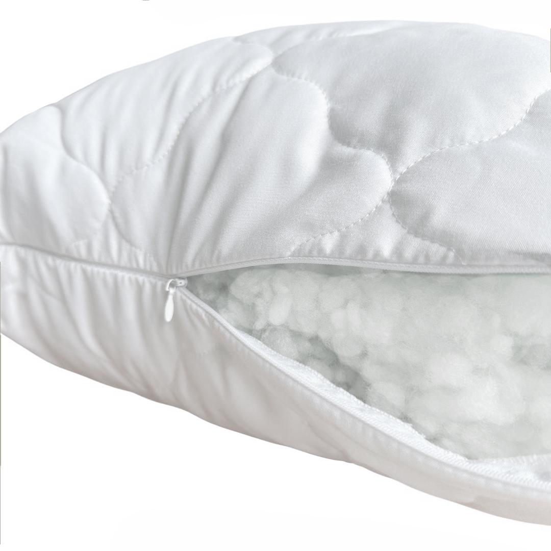 Подушка антиаллергенная на застежке Dvido 30х30 см Белый (162285474) - фото 3 Подушка антиаллергенная на застежке Dvido 30х30 см Белый (162285474) - фото 3