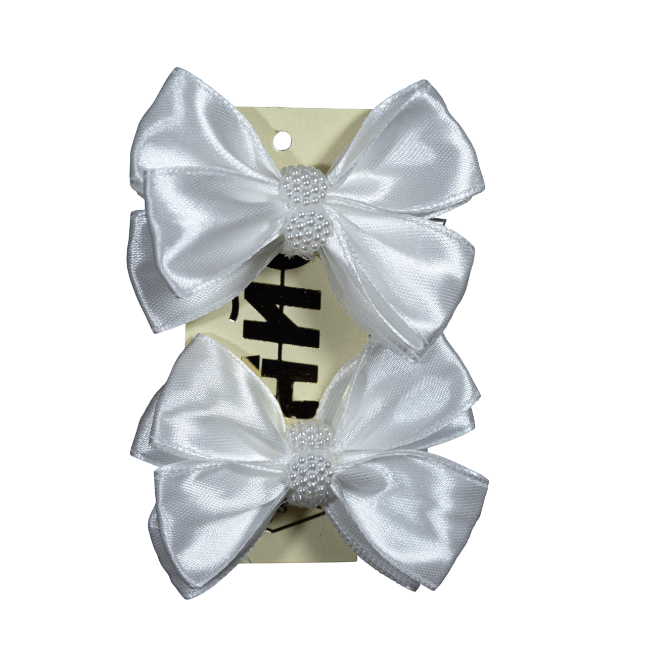 Заколка для волос ДАЙС 6 см 2 шт. Белый (ЖБ6-2)