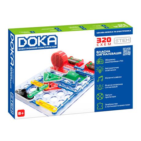 Конструктор електронний Doka 320 Схем (D70707)