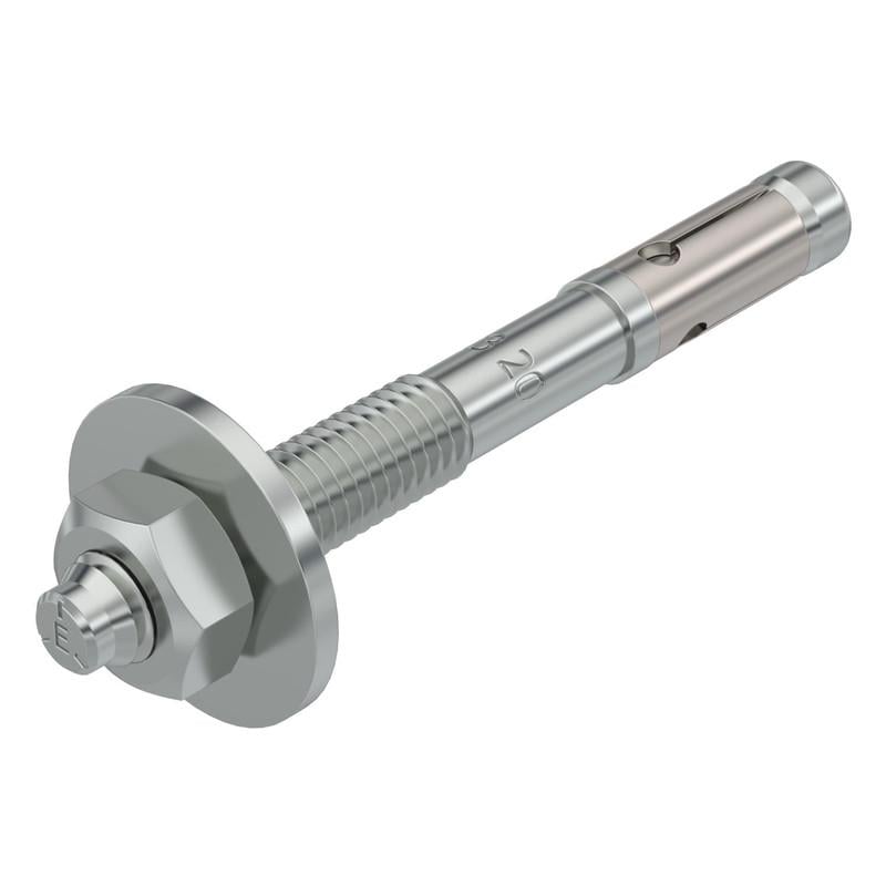 Анкер распорный с гайкой OBO Bettermann М8 8х75 прижим 20 мм оцинкованная сталь 1 шт. (3498683)