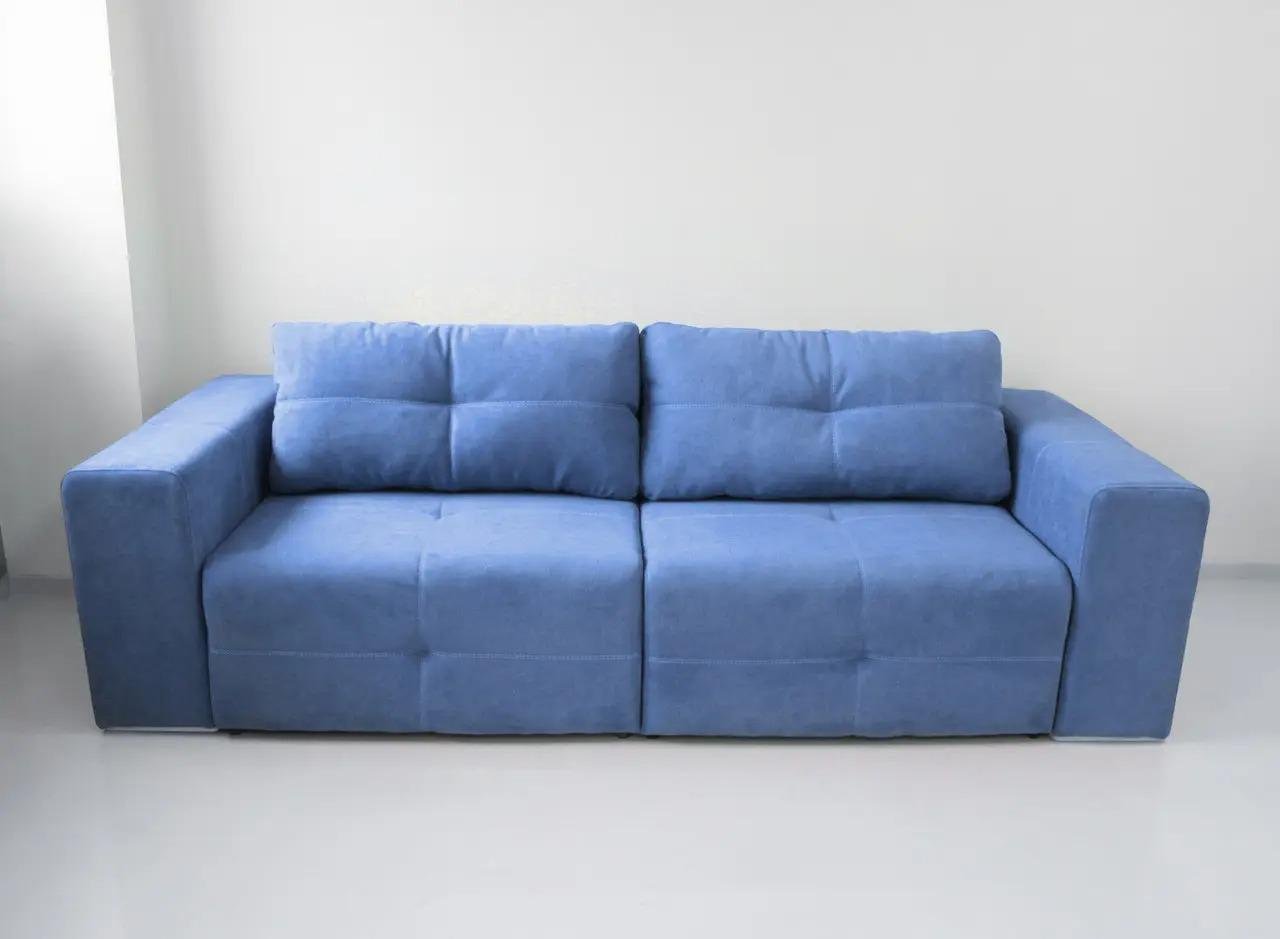 Диван раскладной ортопедический Шик Галичина Каприз дерево/текстиль Голубой