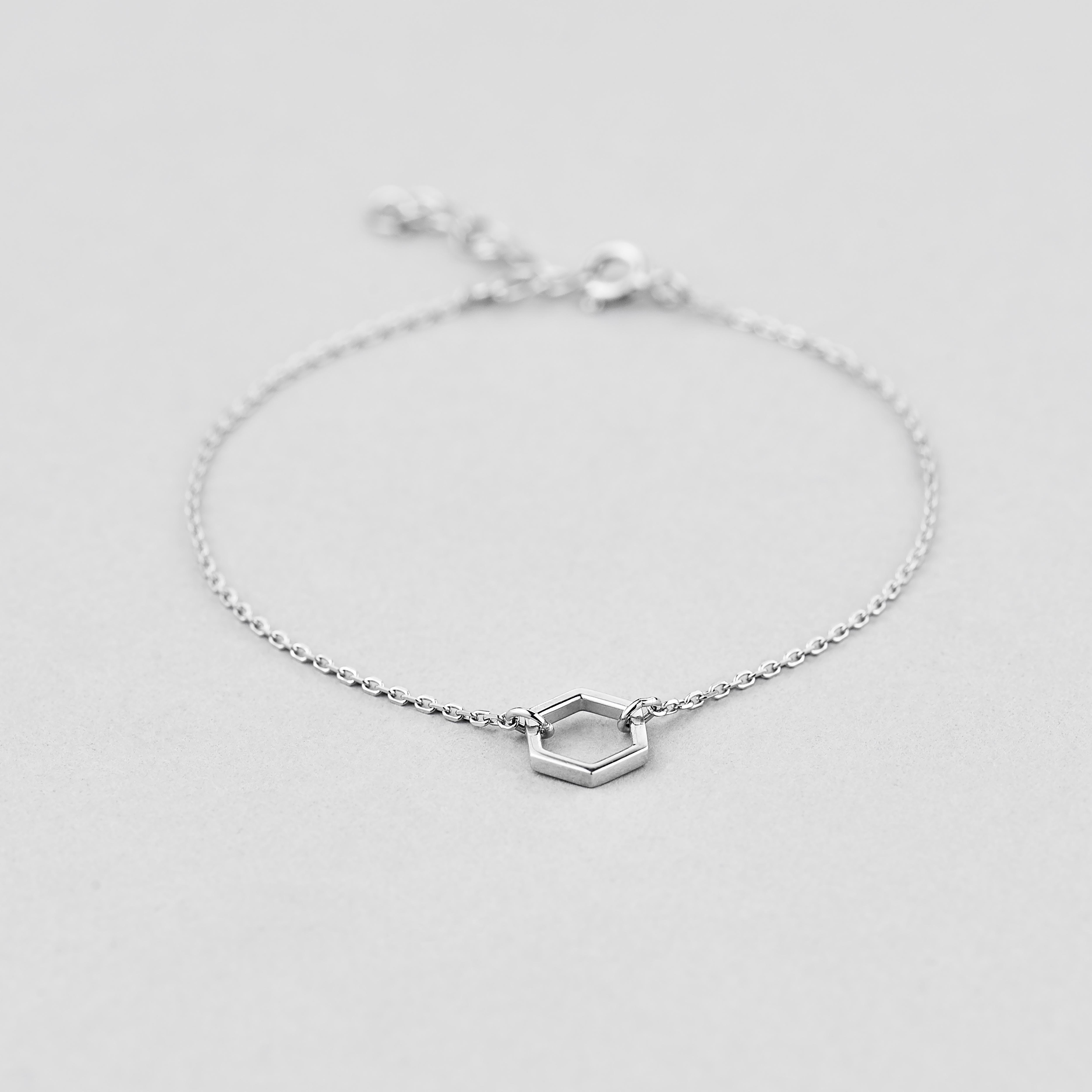 Браслет серебряный Minimal Геометрия 16 см (ВС-4693р/ВС-362-16)