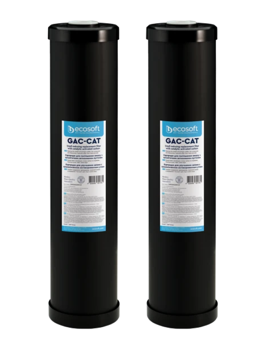 Комплект картриджей для фильтров воды удаления сероводорода Ecosoft 4,5«х20» 2 шт. (CRVS24520ECO)