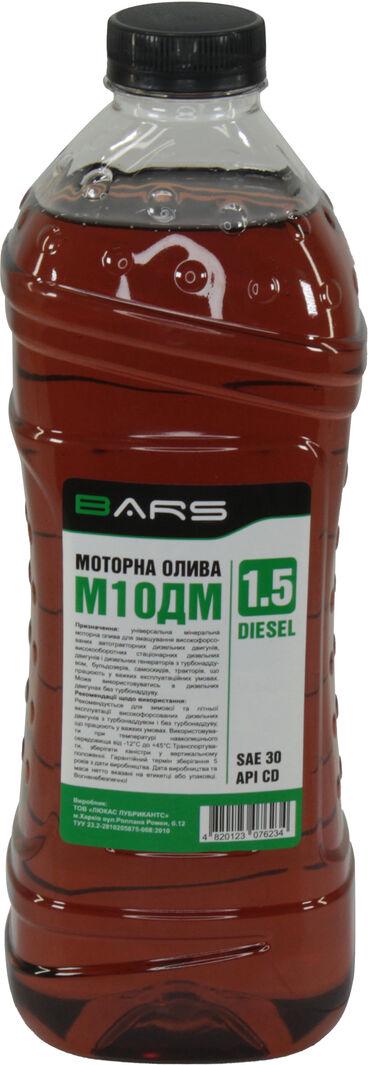 Моторное масло дизель BARS EXTRA SAE 30 М-10ДМ ПЭТ 1,5 л