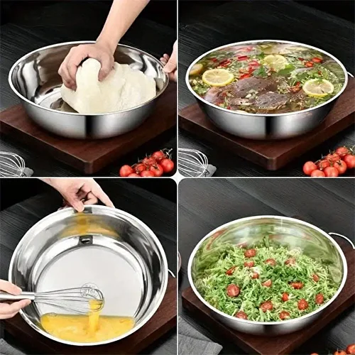 Миска универсальная для замешивания теста и смешивания ингредиентов (C01593) - фото 5