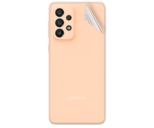 Противоударная гидрогелевая пленка Hydrogel Film для Samsung Galaxy A33 5G на заднюю панель, Transparent