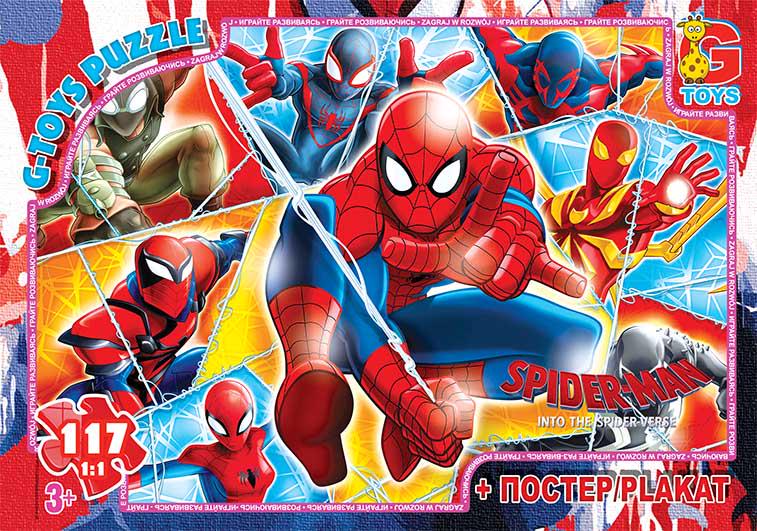 Пазли G-Toys із серії Людина-павук 117 ел. (MTT-165406)