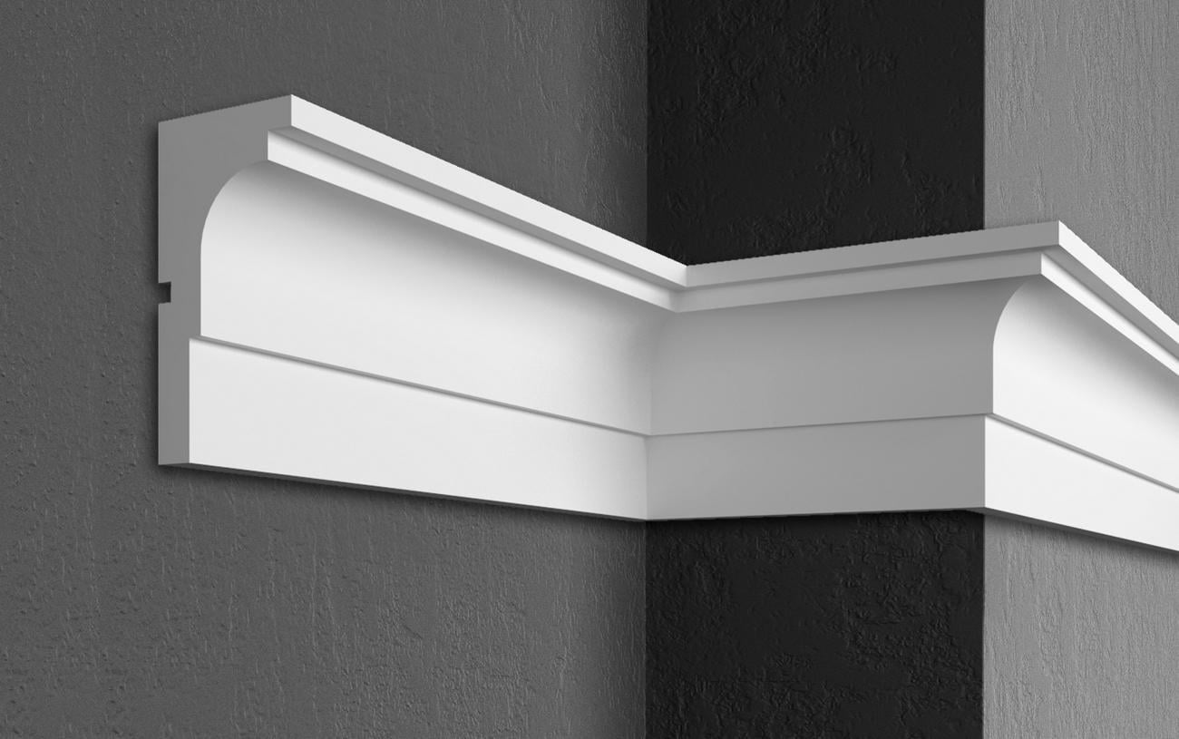 Карниз Prestige decor KC 115 без покрытия 180x90 мм 2000 мм (12370212)