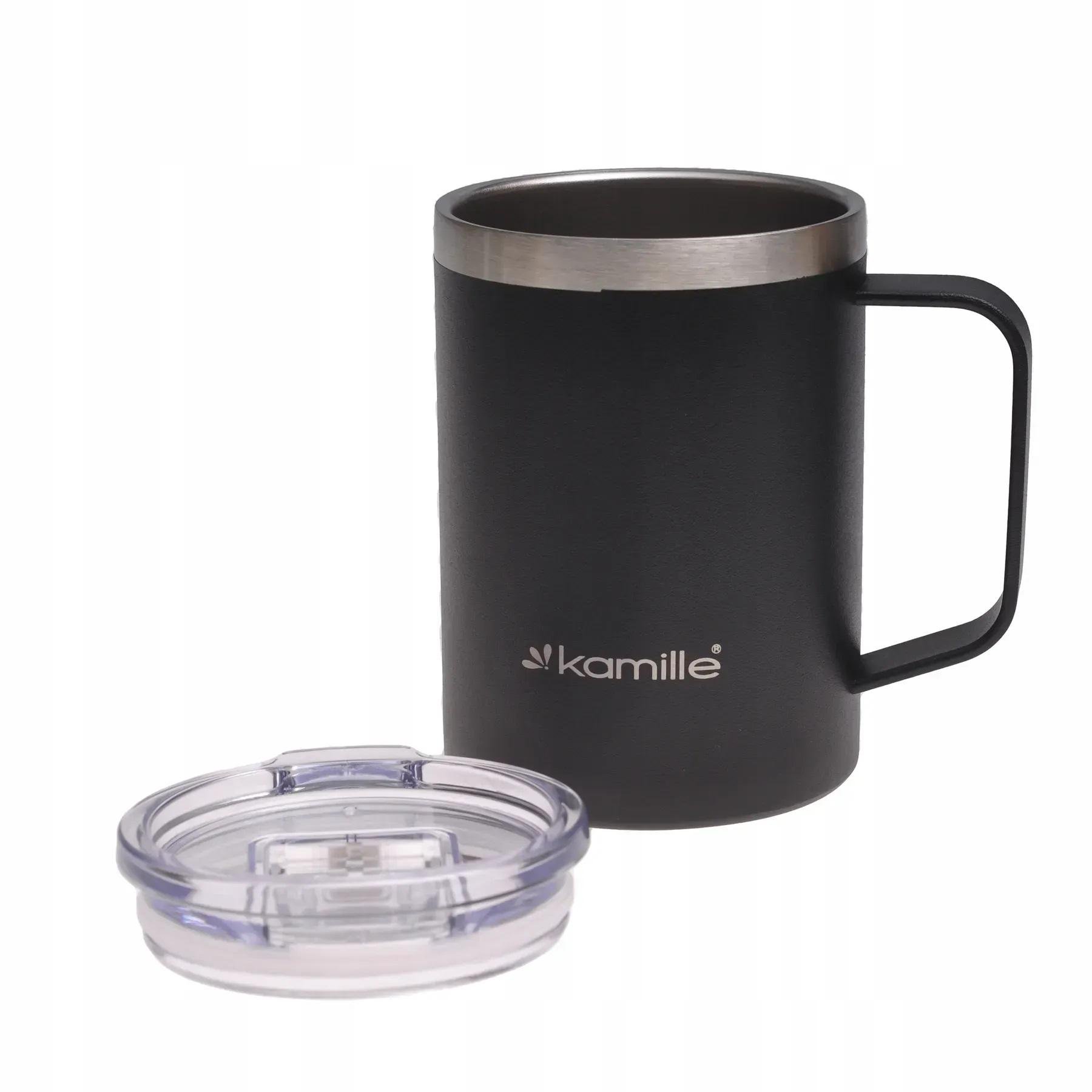 Термокружка с поверхностью soft-touch Kamille KM-2159 из нержавеющей стали 360 мл Черный (150-84-2159) Термокружка с поверхностью soft-touch Kamille KM-2159 из нержавеющей стали 360 мл Черный (150-84-2159)