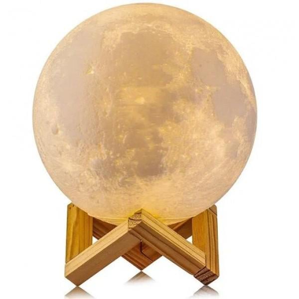 Светильник настольный 3D Moon Light Lamp 15 см с сенсорным управлением