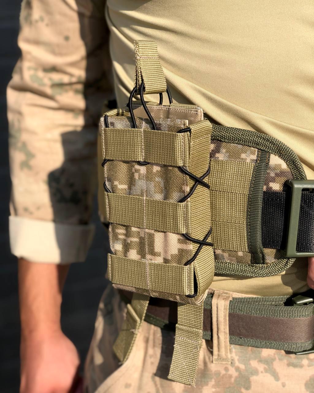 Подсумок для магазина АК на системе Molle Пиксель (PP-3)